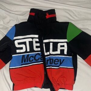 Stella McCartney Kids Boys Black Logo Jacket